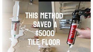 Method Surprised a Tiler of 40Year! Fix Tiles Without Removing  Fix a Floor