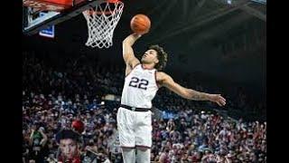 Anton Watson Fifth Year Highlights - 2023-2024 - Gonzaga Bulldogs