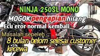 Ninja 250 mono pengapian Hilang tidak jadi ganti Ecu