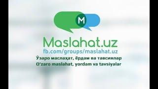 «Maslahat.uz» — 3 yoshda.