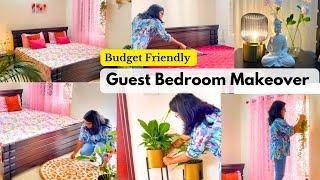 Guest Bedroom Makeover|Rental Friendly Bedroom Decoration|New Look| Bedroom Tour|Budget Decor