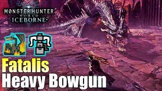 Monster Hunter World Iceborne - Heavy Bowgun Gameplay against Fatalis (No commentary)