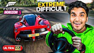 Forza Horizon 5 with Real Steering Wheel is Very Difficult | Gameplay #2