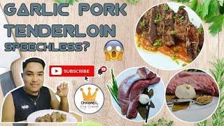 Pork Tenderloin Recipe || Garlic tenderloin with Garlic Red Sauce