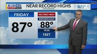 October 24th CBS42 News @ 10pm Weather Update