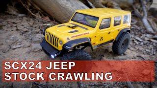 SCX24 JEEP Wrangler Stock Crawling Ep.2