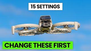 DJI FLIP | 15 SETTINGS New Pilots SHOULD CHANGE IMMEDIATELY!