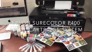 Marrutt Refillable Cartridge System for Epson SureColor SC-P400