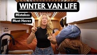 Winter Van Life: Mistakes + Everything You Need to Know to Prep Your Van For Winter Van Life