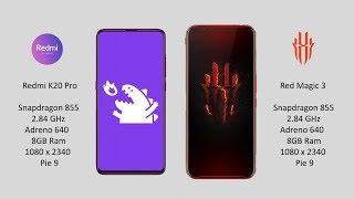 Redmi K20 Pro vs Nubia Red Magic 3: Antutu Benchmark