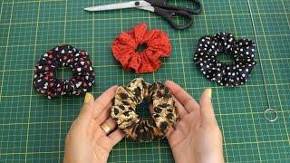 Como fazer uma Xuxinha - Prendedor de Cabelo - Scrunchie Tutorial