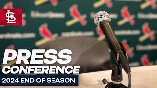 2024 End of Season Press Conference