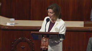 Congresswoman Nancy Pelosi hospitalized in Europe after a fall with a fractured hip