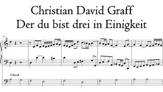 Graff - Trio "Der du bist drei in Einigkeit" - Stellwagen organ, Stralsund, Hauptwerk