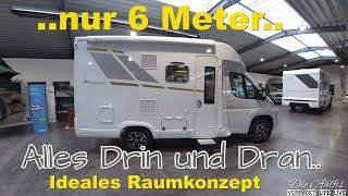 Das Wohnmobil-Raumwunder unter 6 MeterMooveo TEI 60 FB Tolles BAD Super Dusche und Vollausstattung