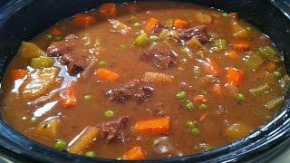 Easy Slow Cooker Beef Stew | One Pot Chef