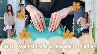 Fall Wardrobe Essentials Ft. Ana Luisa  || Jessica Park