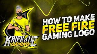 How to Make FREE FIRE Gaming LOGO in Pixellab | Free Fire Mascot Logo in Pixellab