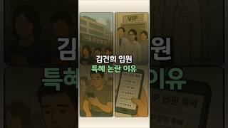 김건희 입원 특혜 논란 이유