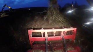 Prinoth/AHWI RT400: Night mulching.