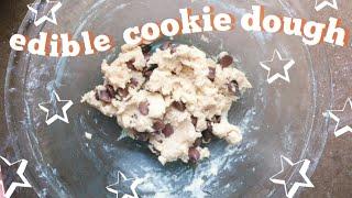 EASY CHOCOLATE CHIP COOKIE DOUGH RECIPE (FOR ONE) 