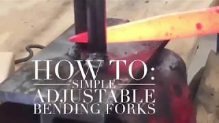 Adjustable Bending Forks