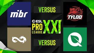 ESL Pro League Season 21 - PLAY IN - MIBR vs Tyloo | Eternal Fire vs FlyQuest