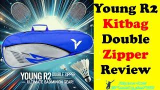 Badminton Kitbag Young R2 Double Zipper – Sleek, Functional and Stylish #badminton