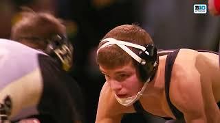 Highlights: Purdue's Dustin Norris vs. Iowa's Cullan Schriever | 133 LBS | Big Ten Wrestling