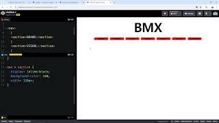 24 08 14, HTML, CSS 강좌, 36강, 문제 : bmx 사이트 상단바를 구현해주세요, 아이템 너비 균일