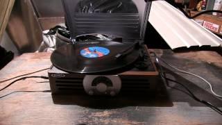 Destroying A Vinyl Record (During Playback)