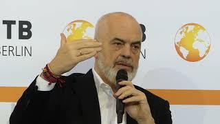 Albania Travel New airport and flight Tourism Edi Rama Prime Minister ITB 2025