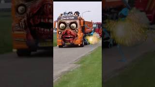 AmazingTRUCK TRONTON FUSO ZOMBIETruk Oleng, Truck Zombie #dumptruck #zombiesurvival #shorts