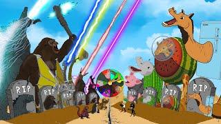 Evolution of GODZILLA vs BRAINROT ITALIAN BRAINROT: Size Comparison / ANIMATION? FUNNY