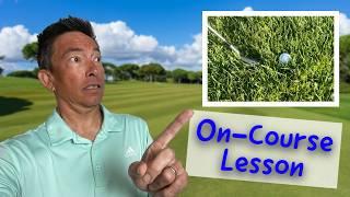 Playing Lesson With a Pro - What to Think Over Every Shot