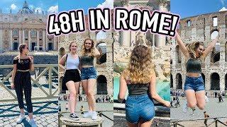 WE SPENT 48H IN ROME!! - TRAVELLING TO ITALY VLOG! ️