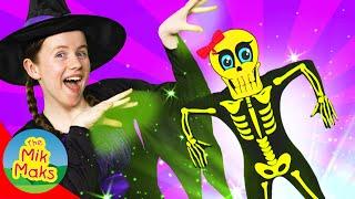 Silly Skeleton Shuffle | Halloween Songs | The Mik Maks