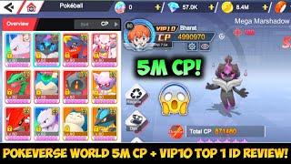 Pokeverse World VIP10 + 5M CP Id Review !  || Monster gym Championship || ROY GAMING ||