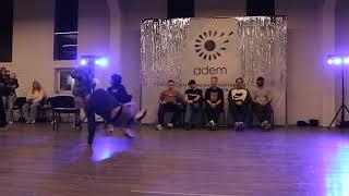 Gans (win) vs Basota, Footwork Pro 1vs1 1/4, "All Option" Breaking Battle 3.02.2024