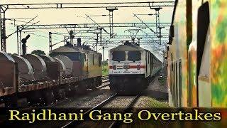 Parallel action and Overtakes | Rajdhani gang | 22412/ Naharlagun AC Express