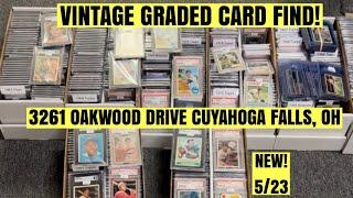 HUGE VINTAGE GRADED CARD FIND! STOP IN AT TRIPLE PLAY VINTAGE. *NEW 5/23*