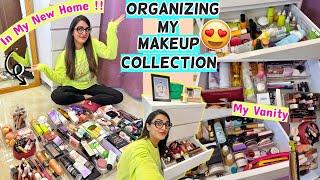 Organizing My *Makeup Collection* In My New Home  How I Organize + Store My Makeup