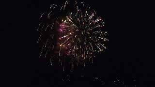 Independence Day 2021 fireworks at the Providence Kentucky golf course (drone footage)