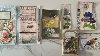 Craft with me #whatsinmybox 2025| Random ephemera making session EP 09