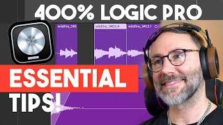 5 Essential Logic Pro Tips - 400% Production SPEED 