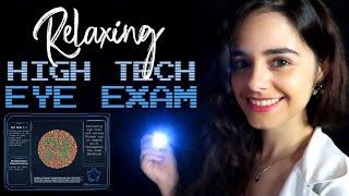 ASMR | HIGH TECH EYE EXAM Medical roleplay (Soft Spoken + light triggers)