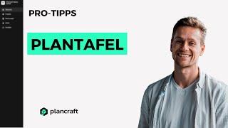 Plantafel richtig verwenden  || Plancraft, die einfache Handwerkersoftware