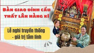 Giao đỉnh thất lân vờn cầu bằng đồng đỏ cao 90cm cực đẹp cho bác khách thân | Ngọc Anh Đồng Mỹ Nghệ