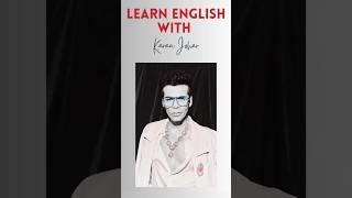 Learn English with Karan Johar