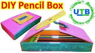 Master the Art of Pencil Box Making: DIY Tutorial with Cardboard and Paper ️